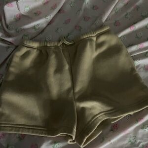Cozy Tan Athletic Shorts for Women